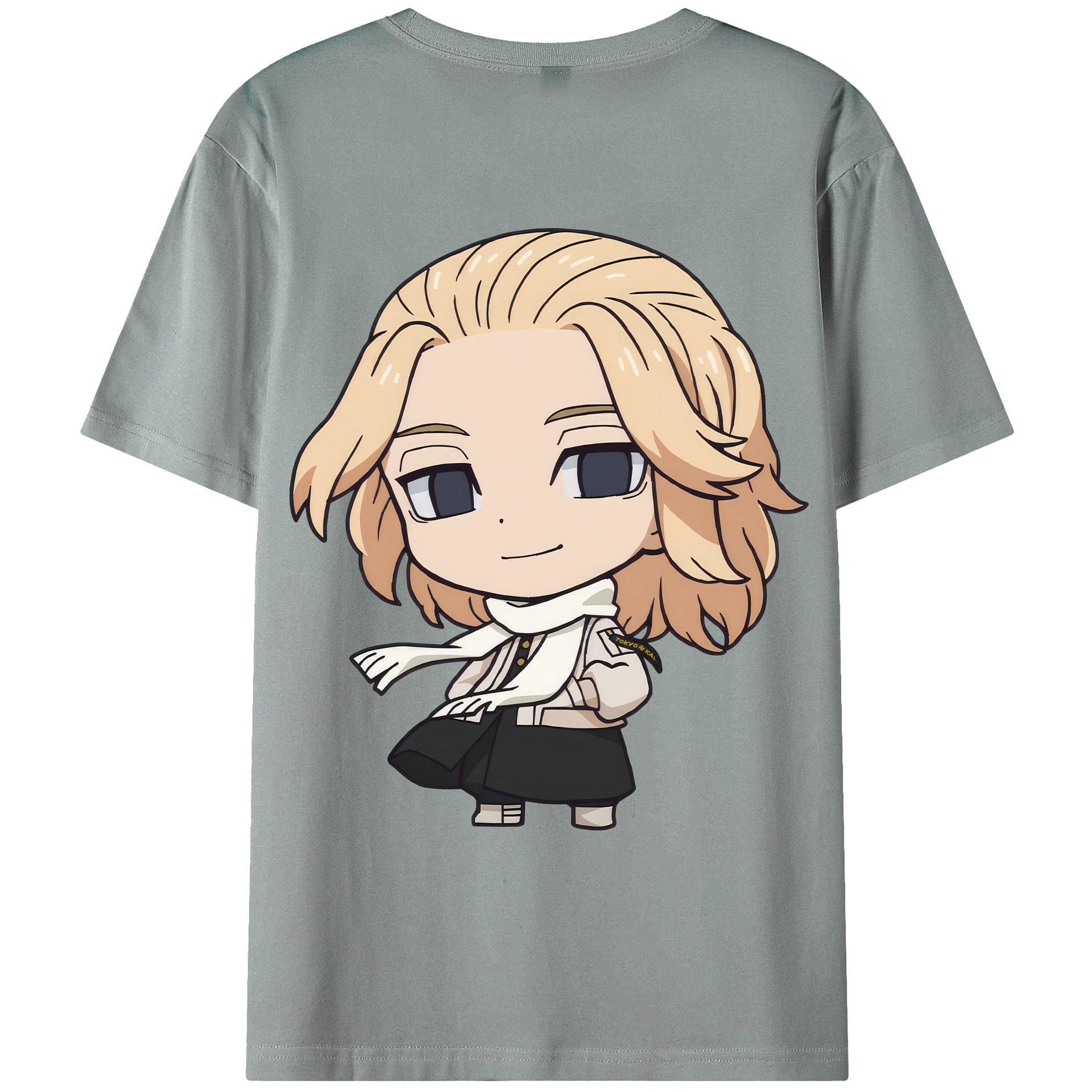 （画像用） 東京リベンジャーズ Tokyo Revengers 綿100％ メンズ半袖Tシャツ（バックプリント） 通気性